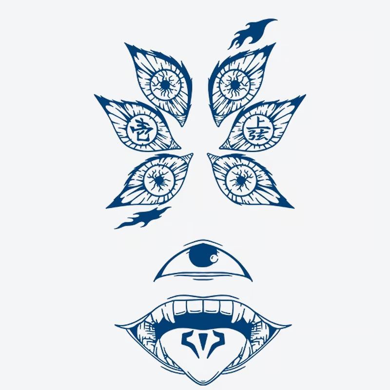 Eye Mouth Spirit Tattoo