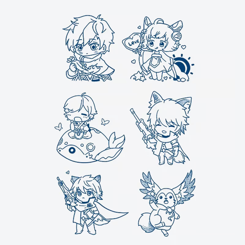 Chibi Character Series Tattoo