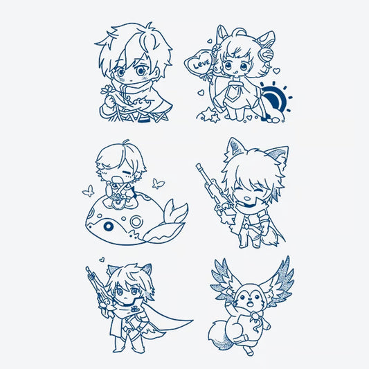 Chibi Character Series Tattoo