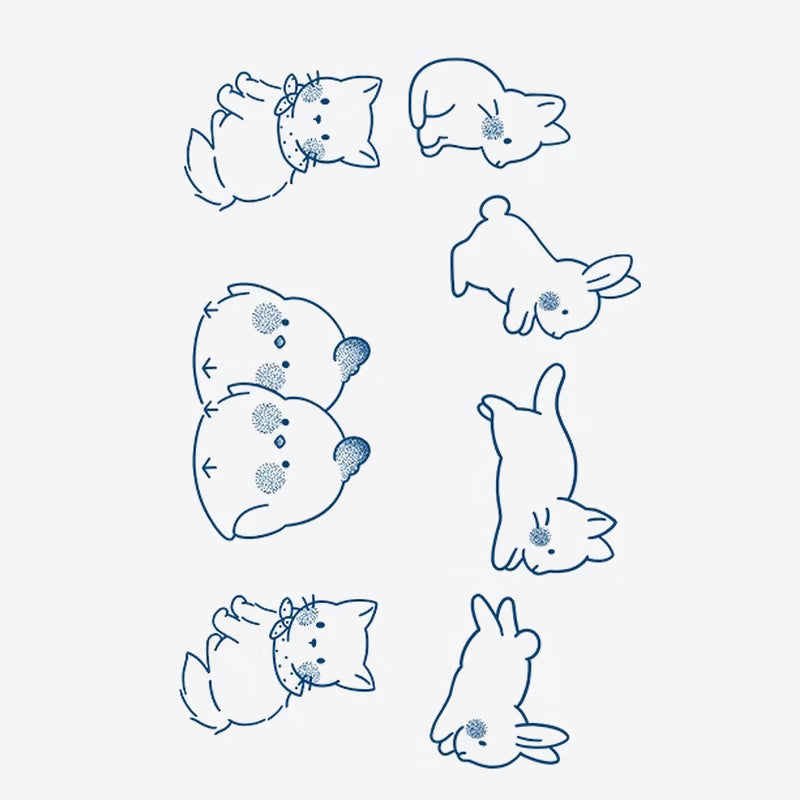 Bunny Cat Series Tattoo