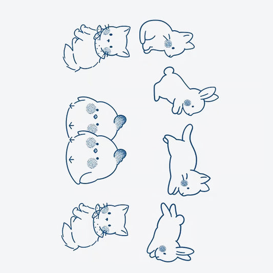 Bunny Cat Series Tattoo