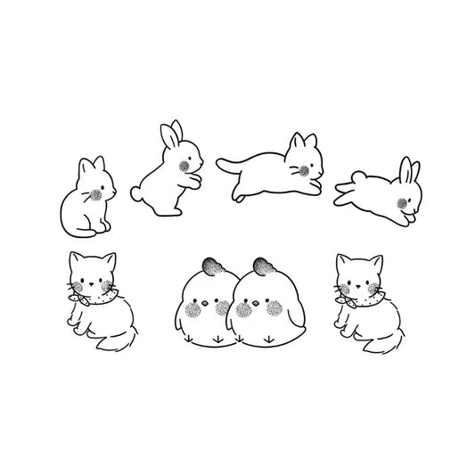 Bunny Cat Series Tattoo