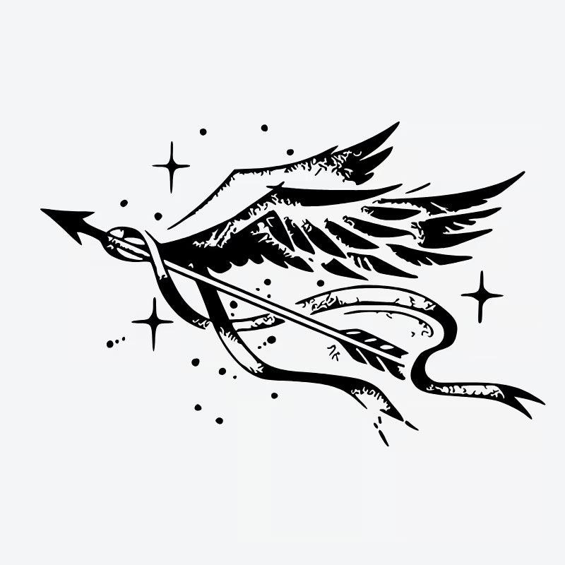 Winged Arrow Tattoo
