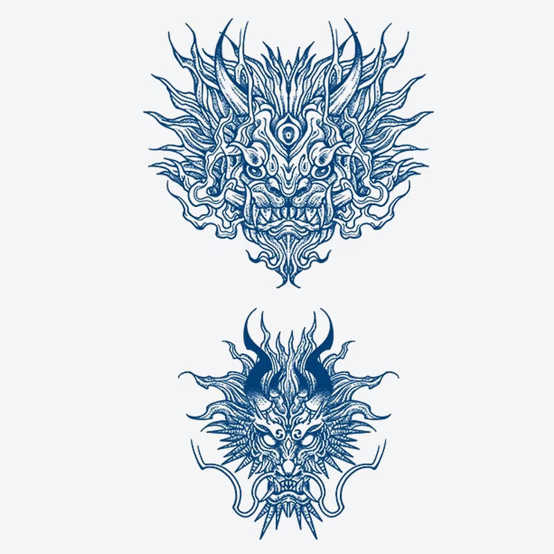 Demonic Mask Series Tattoo