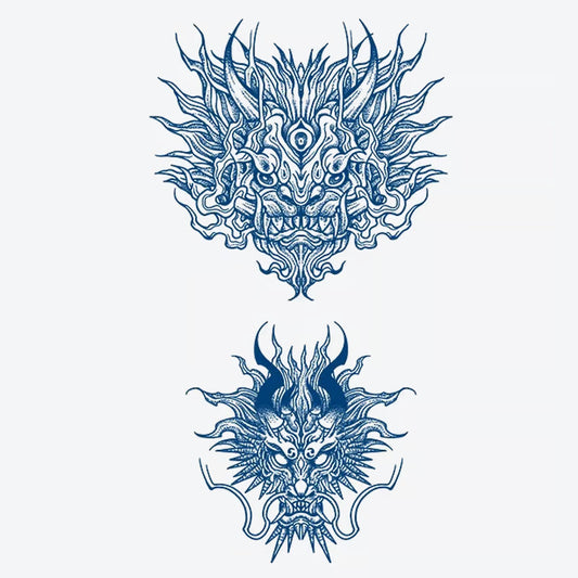 Demonic Mask Series Tattoo