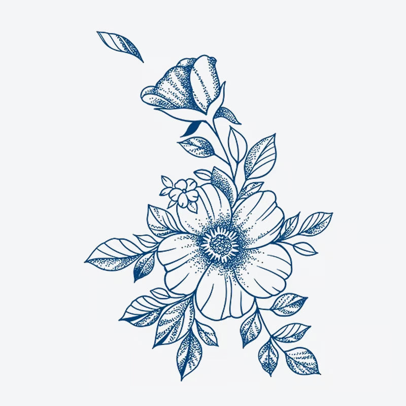 Floral Arrangement Tattoo