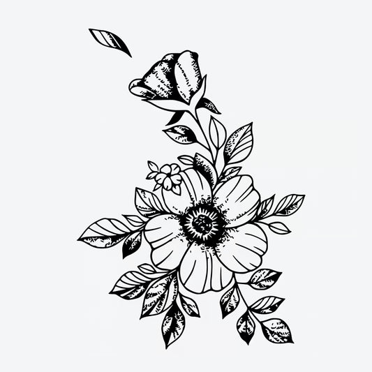 Floral Arrangement Tattoo