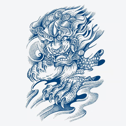 Mythical Lion Tattoo