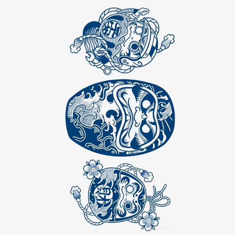Daruma Doll Series Tattoo