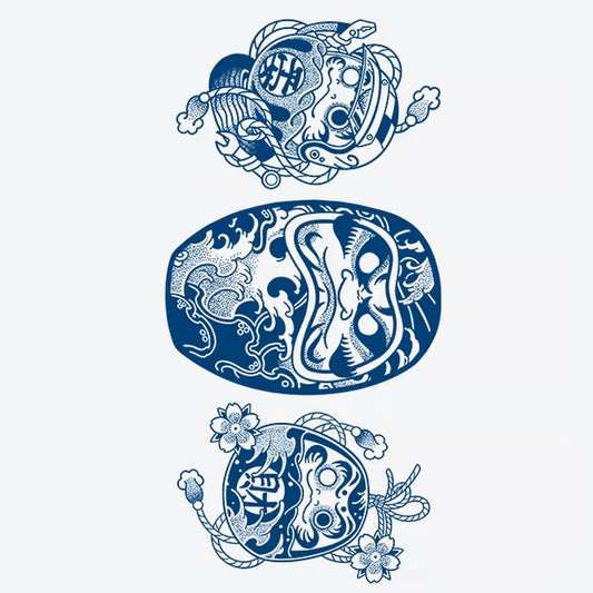 Daruma Doll Series Tattoo