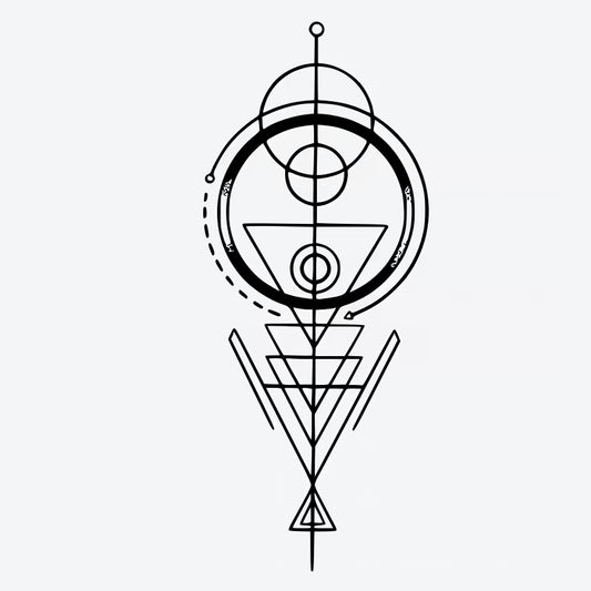 Geometric Symbol Tattoo