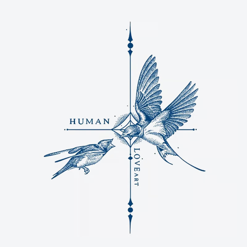 Birds Human Love Art Tattoo