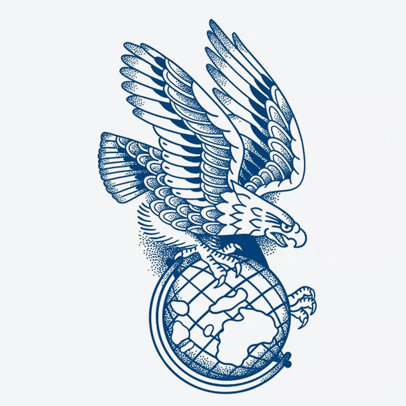 Eagle Globe Tattoo