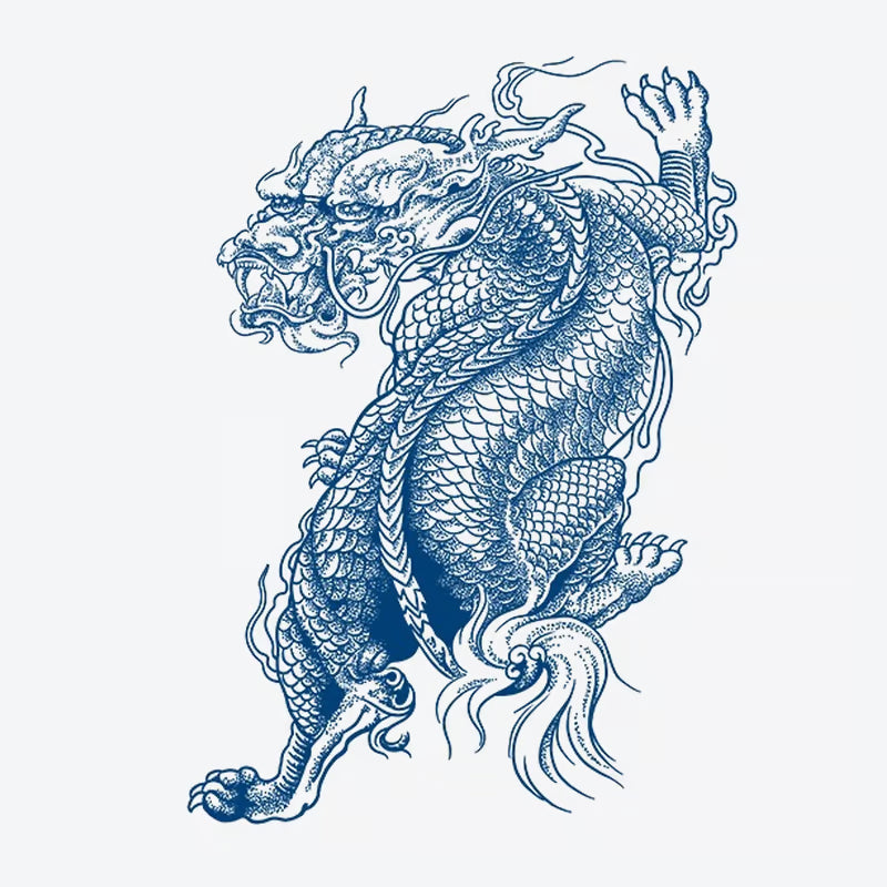 Two-Headed Dragon Tattoo