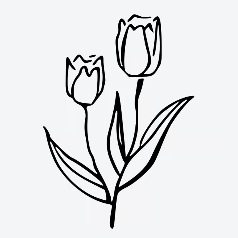 Tulip Blossom Tattoo