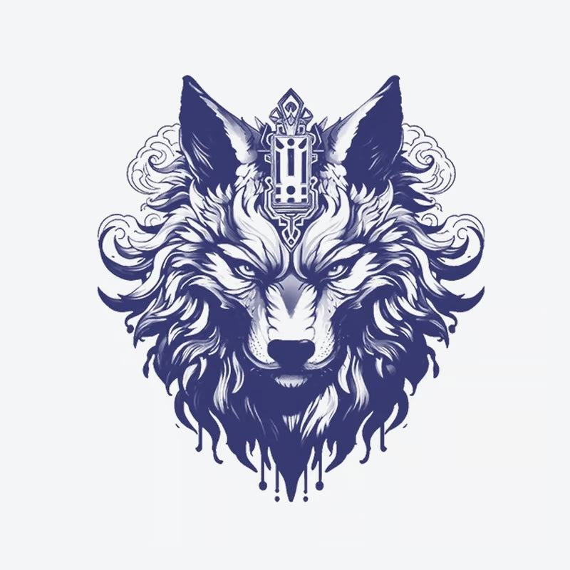Wolf Ethereal Tattoo