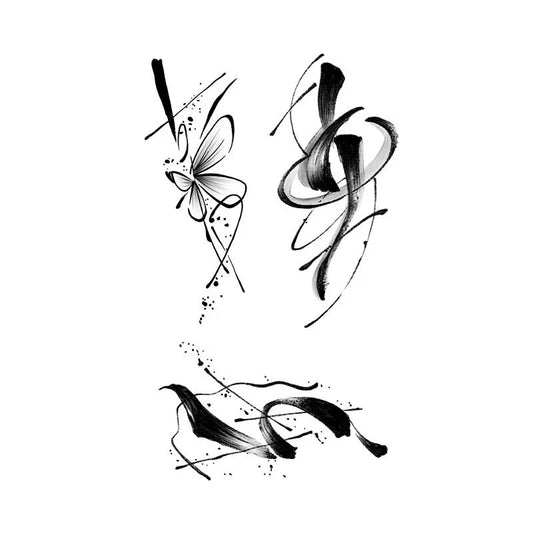 Butterfly Abstract Series Tattoo