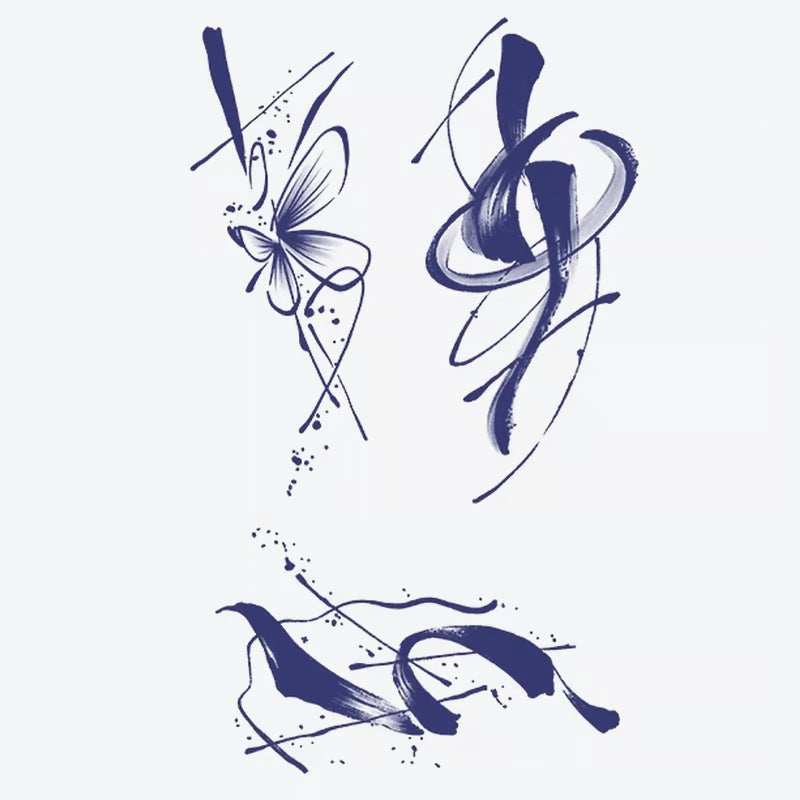 Butterfly Abstract Series Tattoo