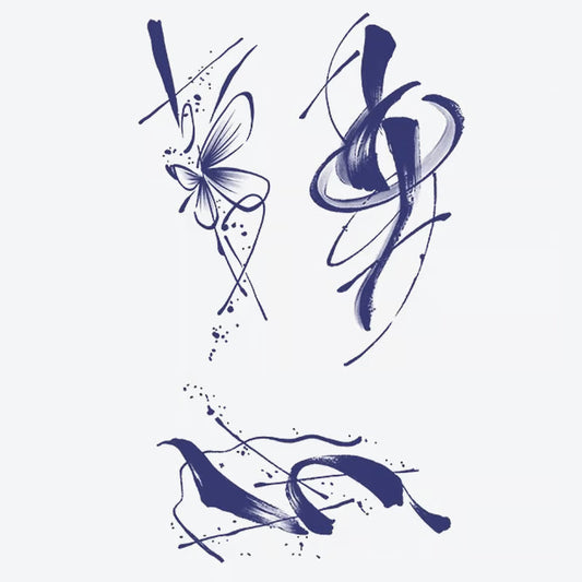 Butterfly Abstract Series Tattoo