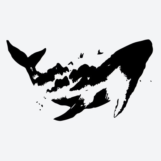 Whale Reflection Tattoo