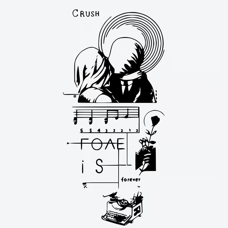 Crush Love Forever Tattoo