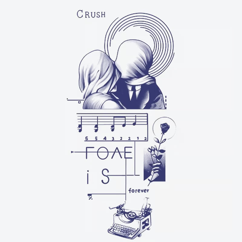 Crush Love Forever Tattoo