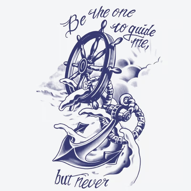 Helm Anchor Guiding Tattoo