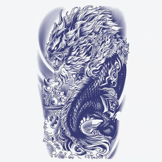 Koi Fish Lotus Tattoo