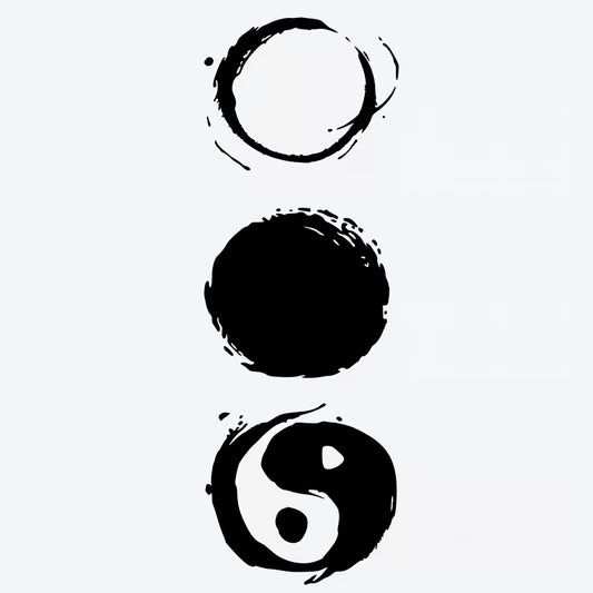 Yin Yang Balance Tattoo