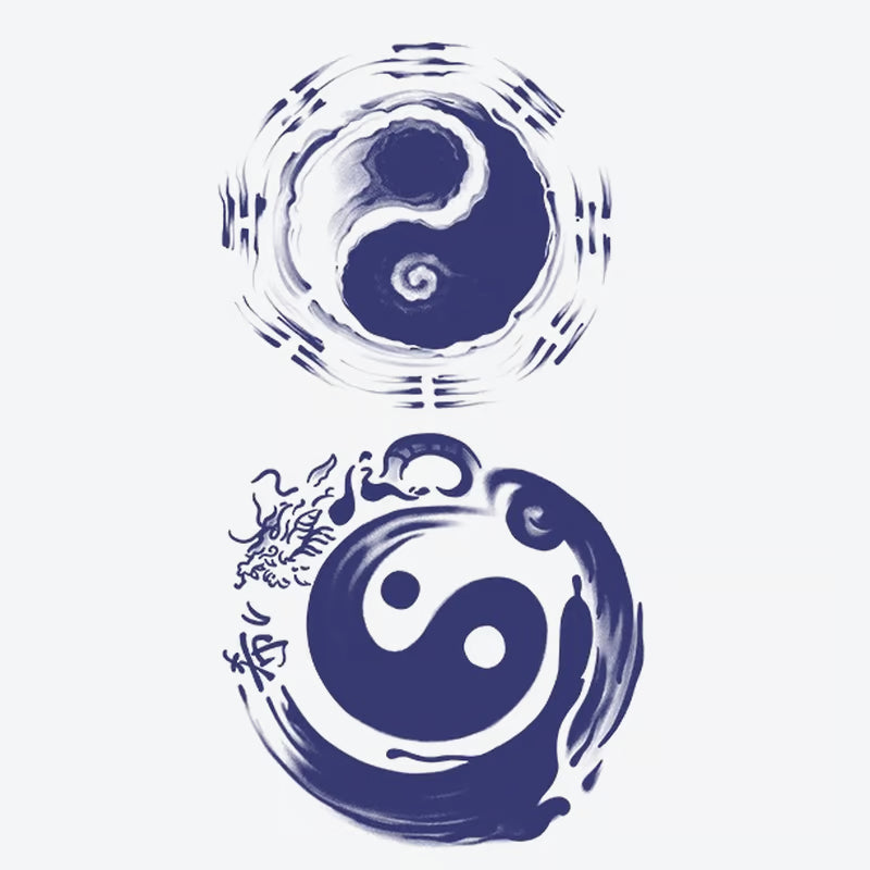 Yin Yang Dragon Tattoo