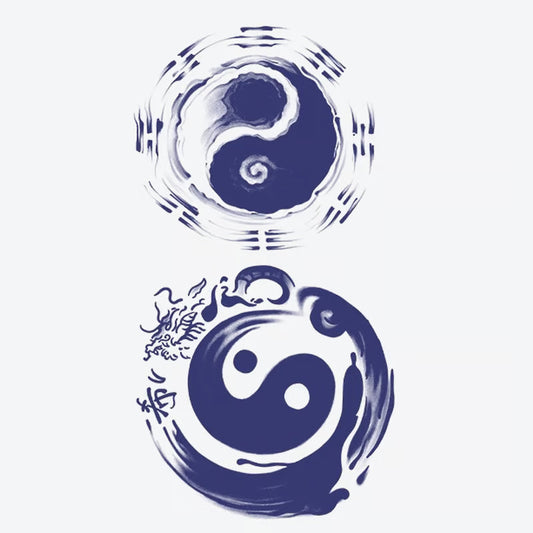Yin Yang Dragon Tattoo