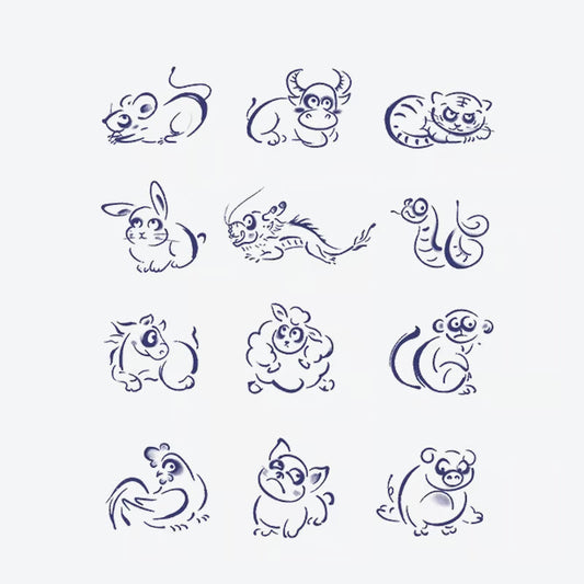 Animal Zodiac Series Tattoo