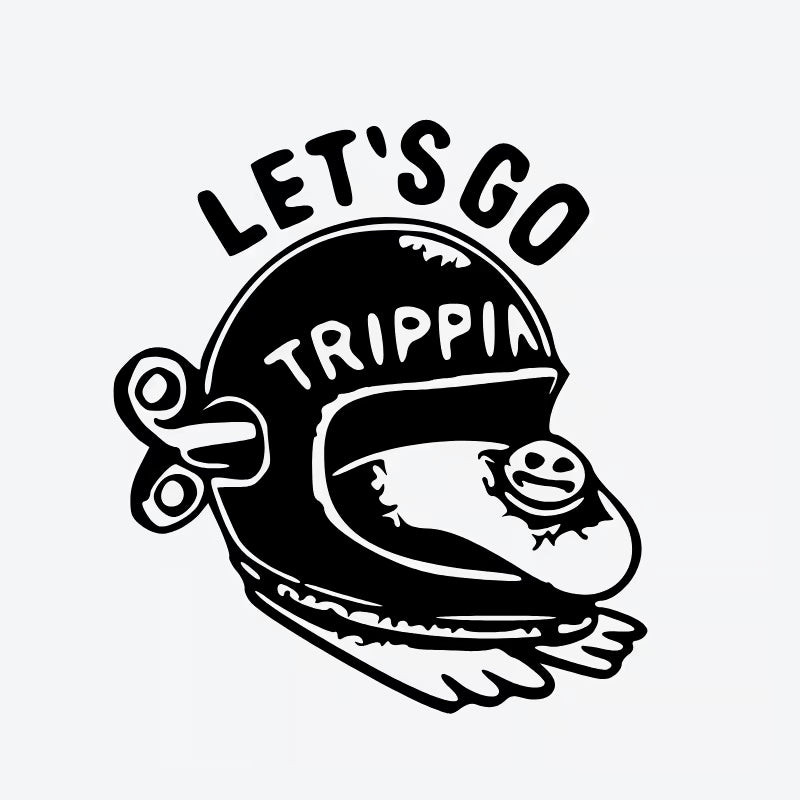 Trippin' Helmet Adventure Tattoo