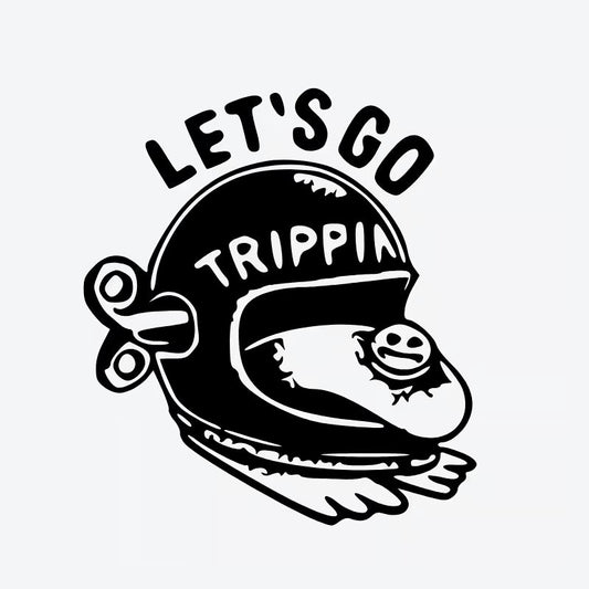 Trippin' Helmet Adventure Tattoo