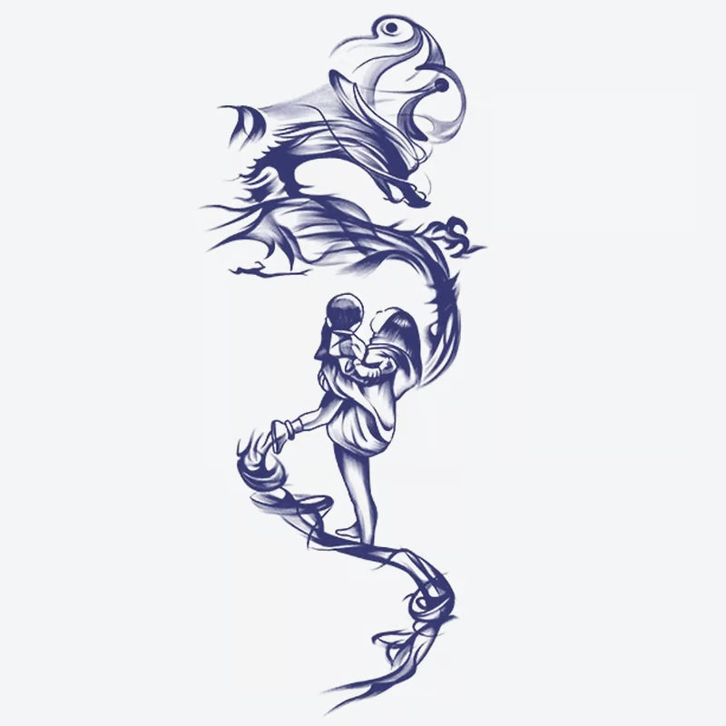 Geometric Butterfly Series Tattoo