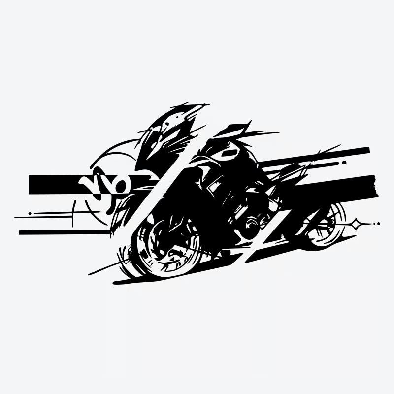 Mechanical Motorcycle Abstract Tattoo