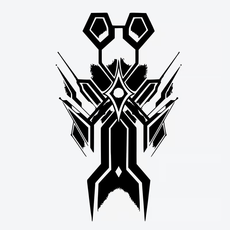 Geometric Starburst Tattoo