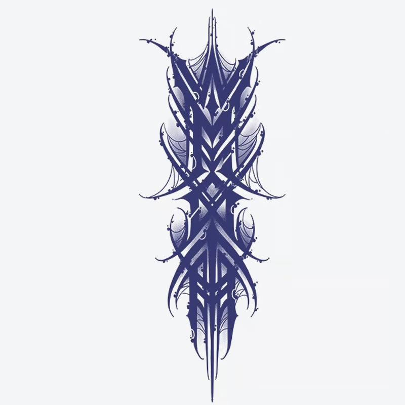 Abstract Tribal Design Tattoo