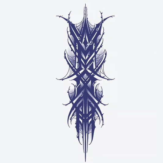 Abstract Tribal Design Tattoo