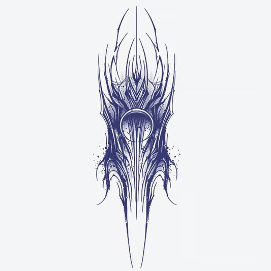 Intricate Abstract Crest Tattoo