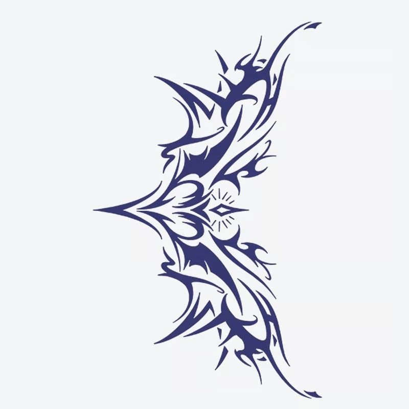 Mystical Tribal Wings Tattoo