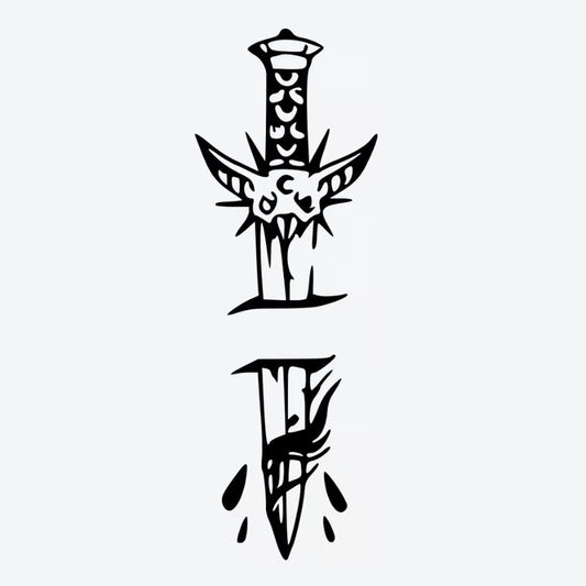 Cursed Blade Tattoo