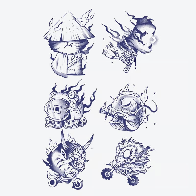 Kawaii Spirit Creature Series Tattoo