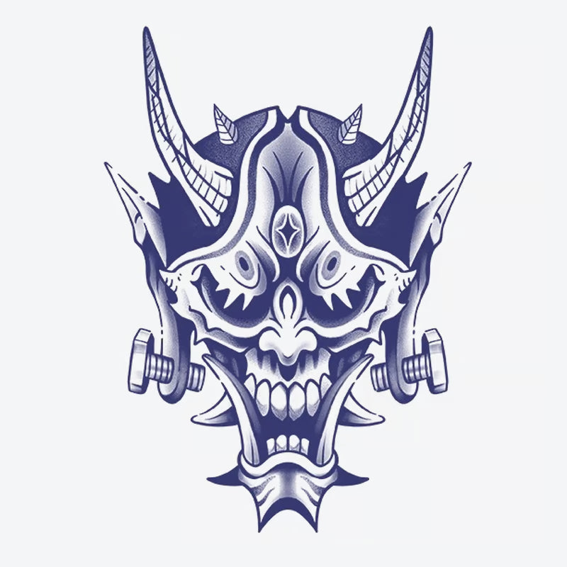 Demonic Mask Tattoo