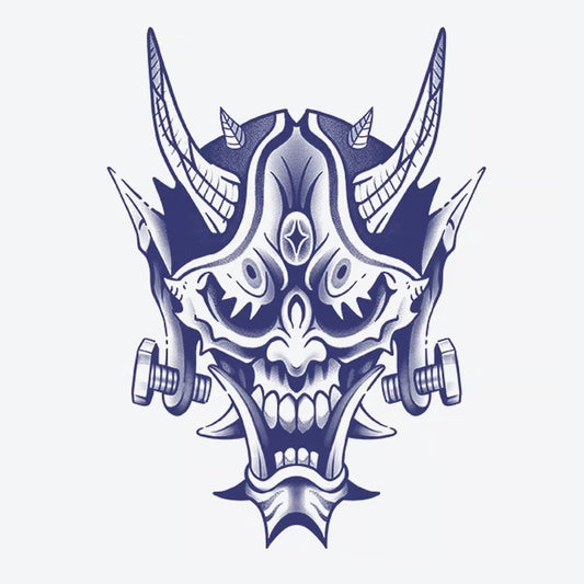 Demonic Mask Tattoo