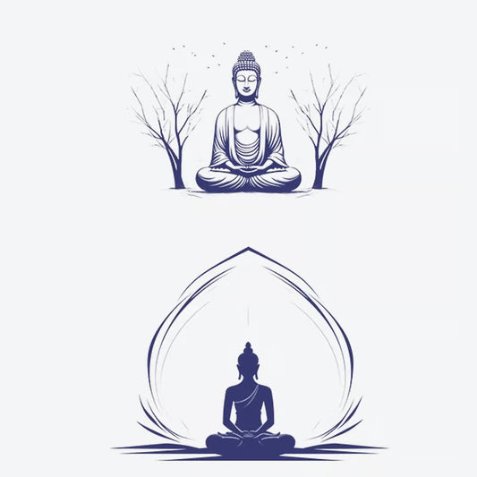Buddha Meditation Nature Tattoo