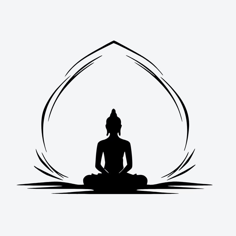 Buddha Meditation Nature Tattoo