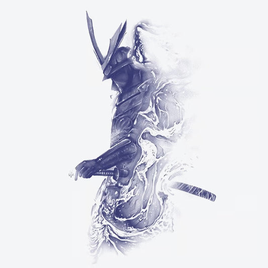 Samurai Water Tattoo