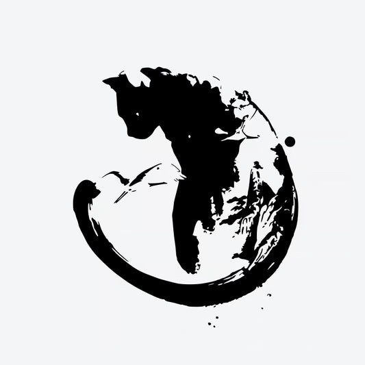 Cat Bird Landscape Tattoo