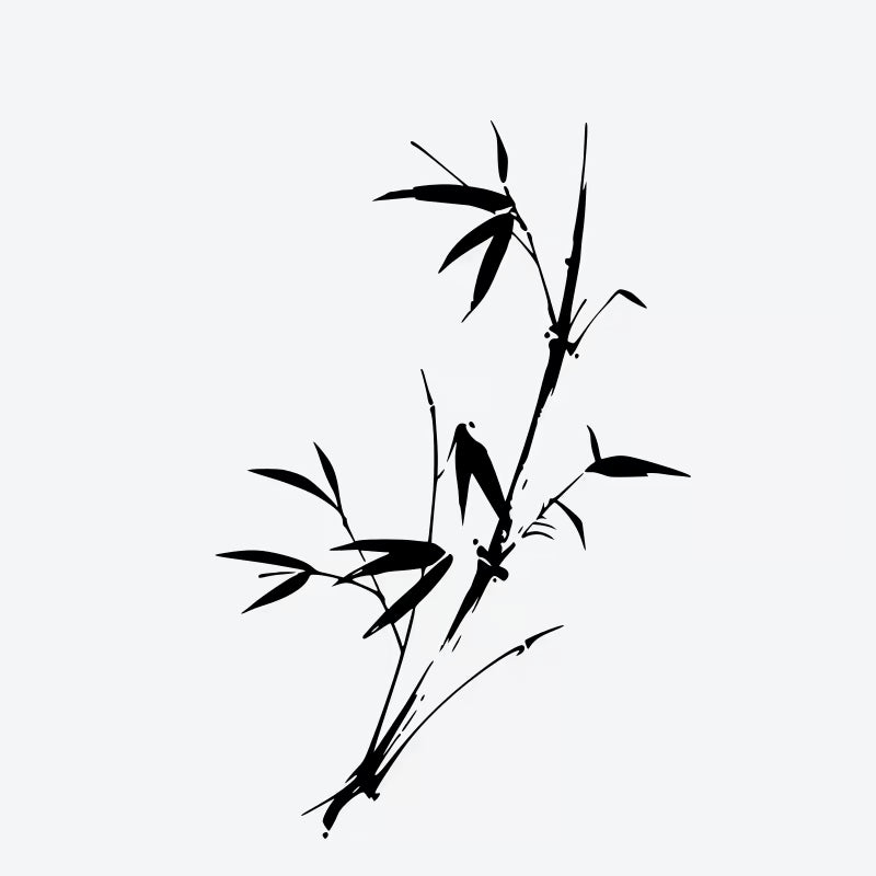 Bamboo Branch Tattoo